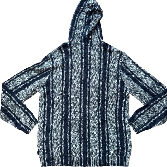Lucky Brand Sweater Men’s Striped Hooded Pullover Sweater Medium NWT’S MSRP $119 - Picture 9 of 12